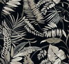 Tropical Toss Black Wallpaper, by York Wall, 27' length x 2'3" width x 0.02" depth thumbnail 1