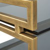 Stacked Up Gray Glass Console Table thumbnail 6