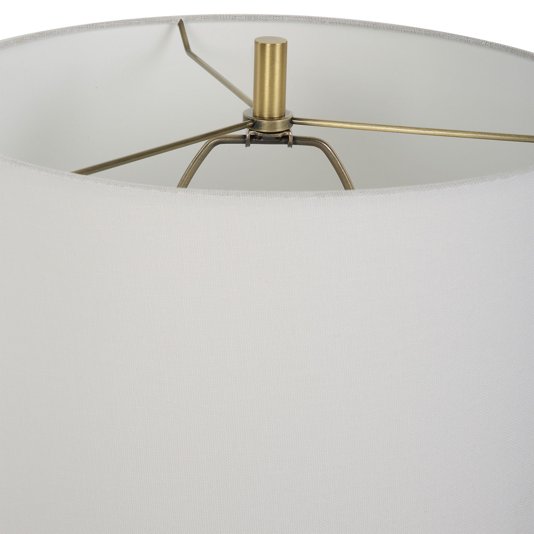 Helena Slender White Table Lamp large image 