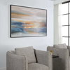 Seafaring Dusk Hand Painted Abstract Art, by Uttermost, 5'1" width x 3'5" height x 1.7" depth thumbnail 4