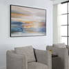 Seafaring Dusk Hand Painted Abstract Art, by Uttermost, 61" width x 41" height x 1.7" depth thumbnail 4