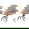 Ravena Dining Chair Set of 2 Sand thumbnail 0