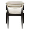 Moxie White Dining Arm Chair, Dining Chair by Uttermost, 22" width x 30.5" height x 23.5" depth thumbnail 7