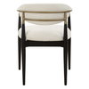 Moxie White Dining Arm Chair, Furniture by Uttermost, 22" width x 30.5" height x 23.5" depth thumbnail 7