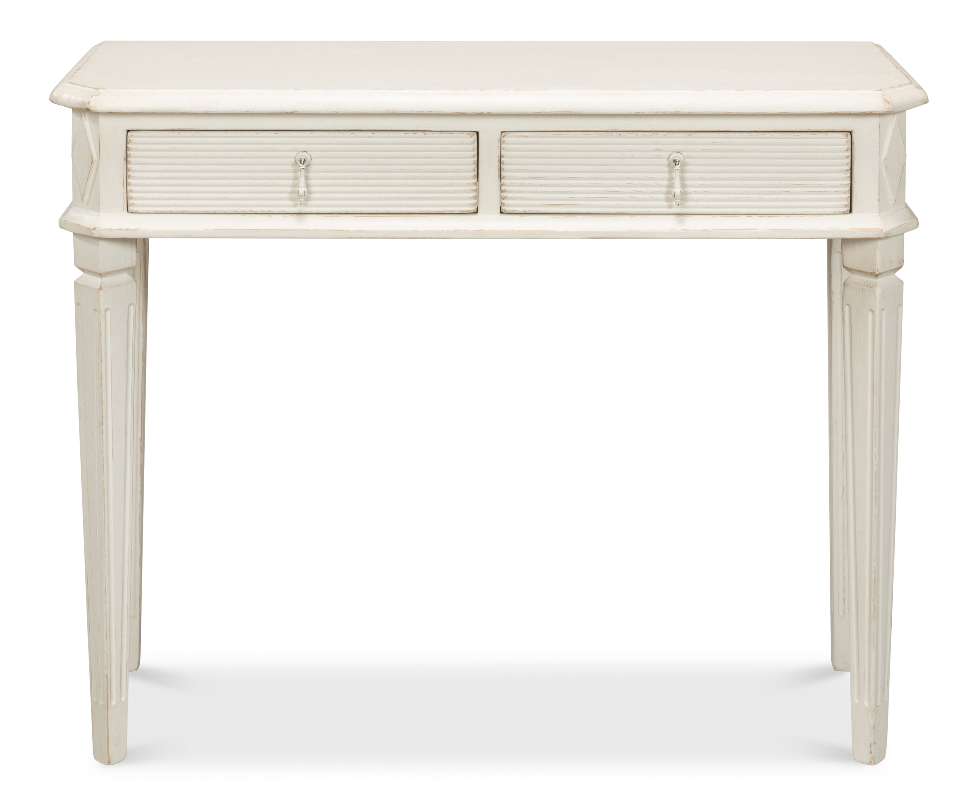 Cora Lamp Table, Antique White large image 