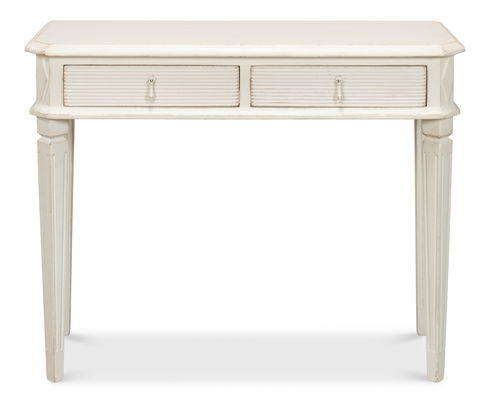 Cora Lamp Table, Antique White