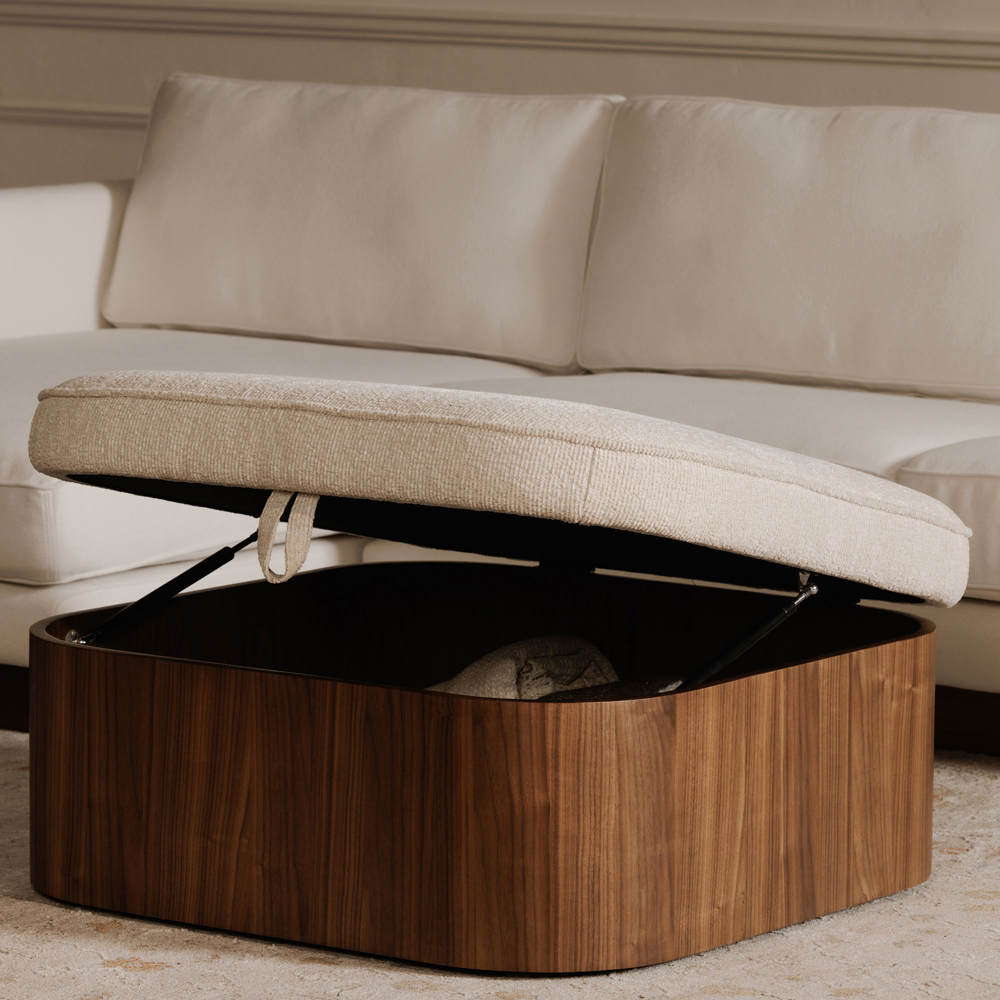 Sonny Ottoman Walnut large image 