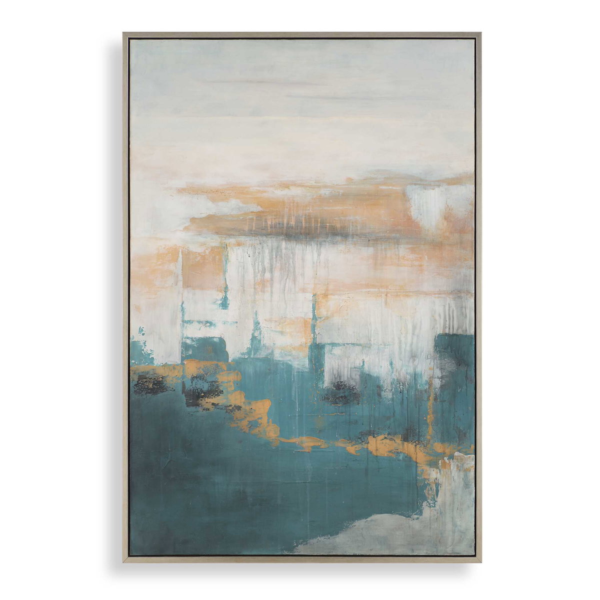 Eastside Abstract Coastal Art, by Uttermost, 41.7" width x 61.7" height x 1.5" depth View 1