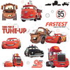 Cars Friends To The Finish Wall Decals, by York Wall, 1'6" length x 10" width x 1.5" depth thumbnail