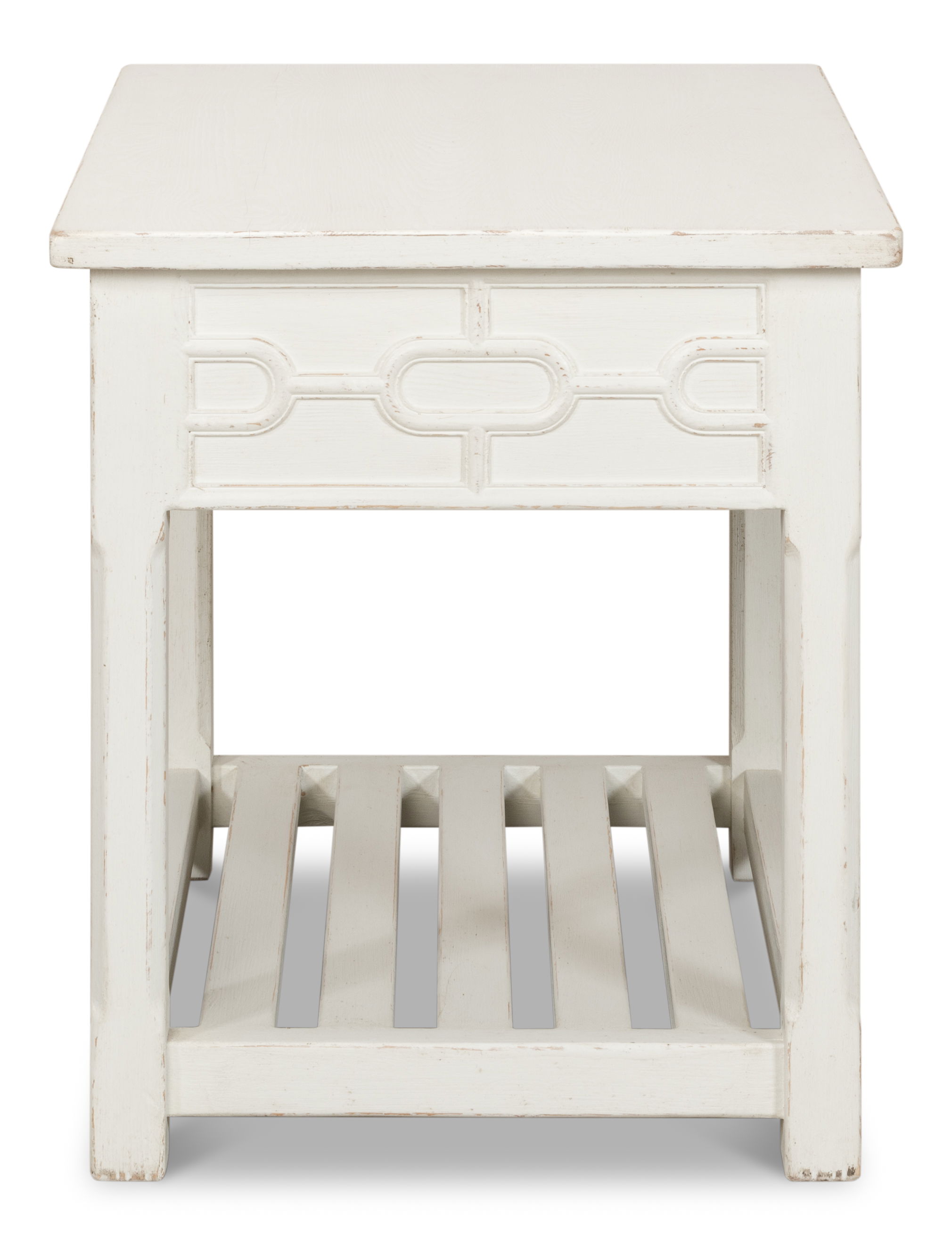Isla Side Table  Antique White large image 