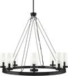 Motovun Chandelier, by Surya, 35" length x 35" width x 32" height thumbnail