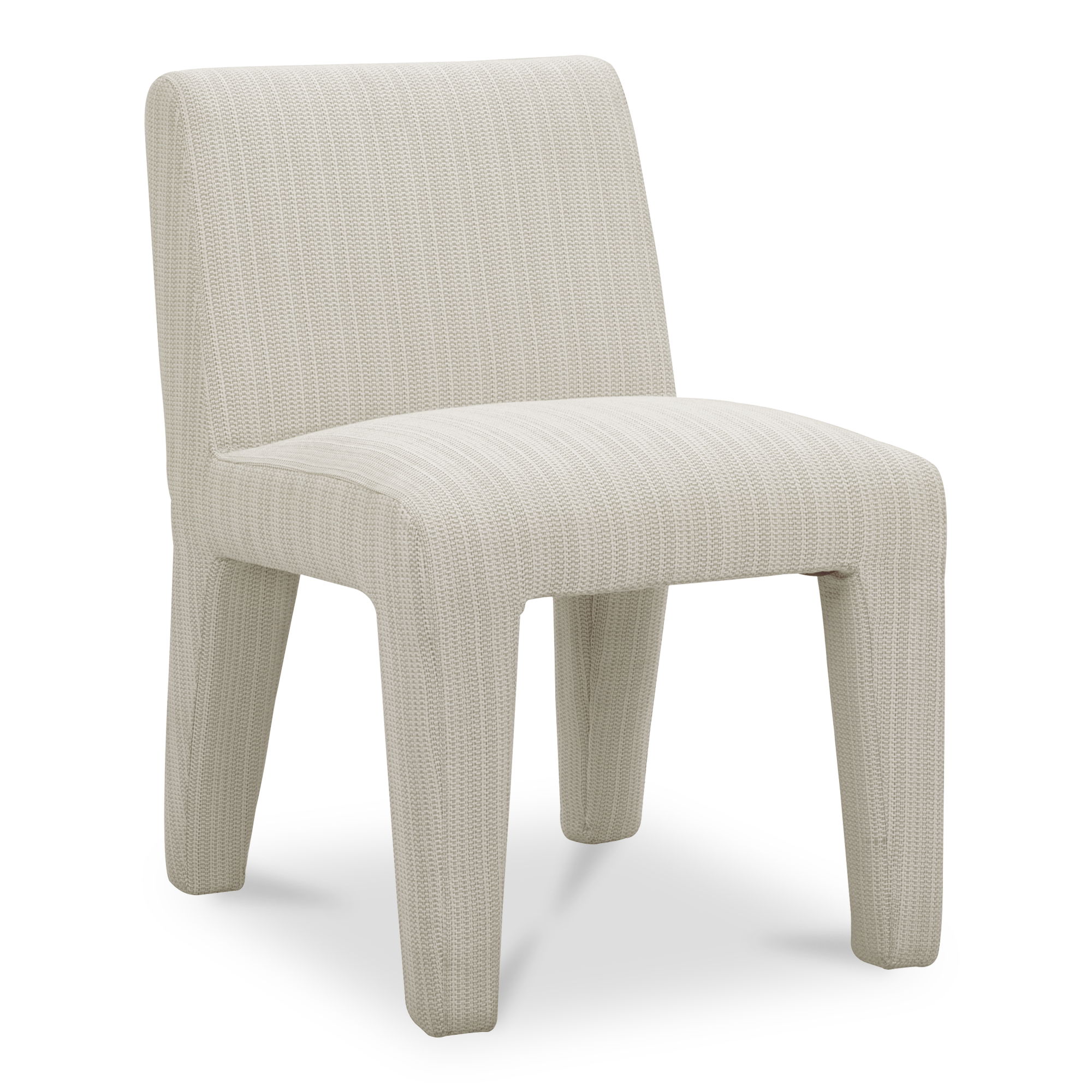 Verona Outdoor Dining Chair Cream, Outdoor Chair by Moe's Home, 1'9.6" width x 2'8.6" height x 2'4" depth View 2