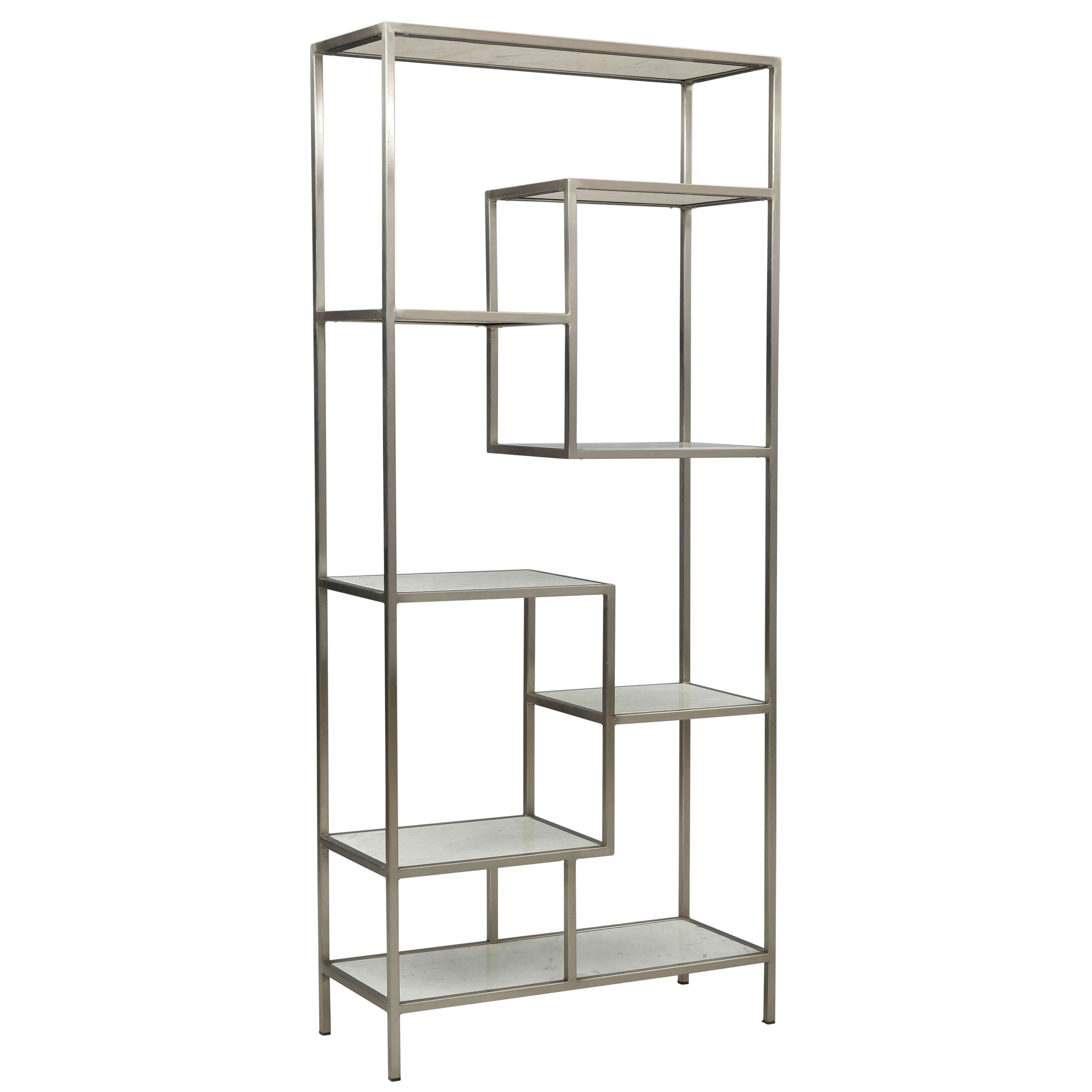 Monroe Bookcase, Shelving & Bookcase by Dovetail, 36" width x 80" height x 14" depth View 1