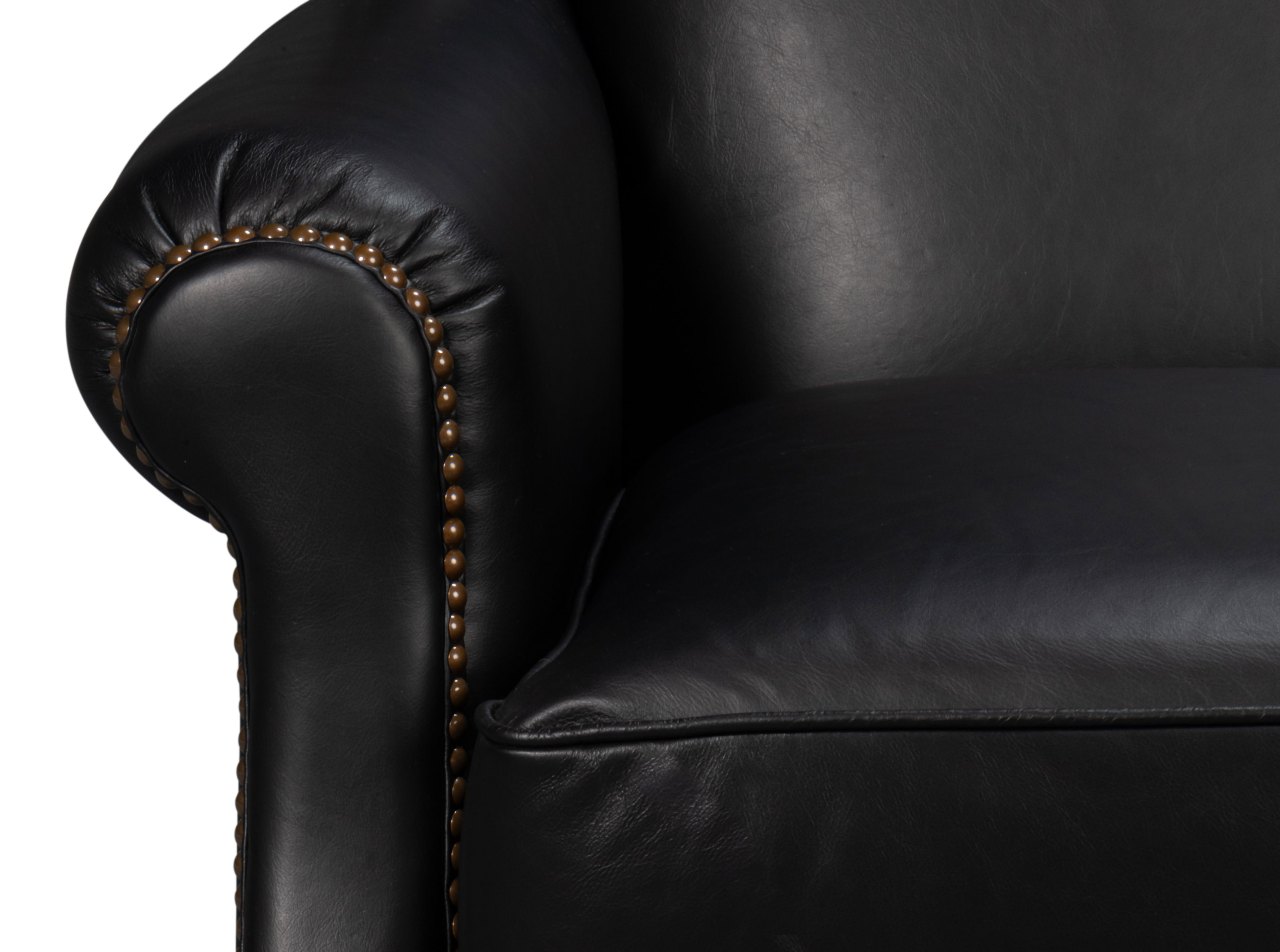 London Dry Accent Chair, Onyx Black, Seating by Sarreid, 37" length x 40" width x 40" height View 12