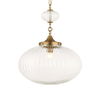 Bellaire 1 Light Glass Shade Pendant, Ceiling Light by Uttermost, 20" height x 16.5" diameter thumbnail 4
