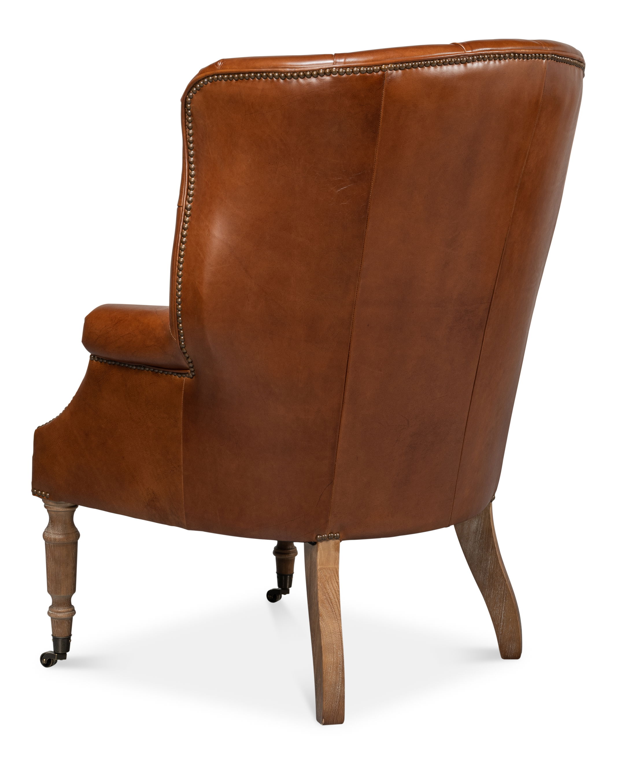 Welsh Leather Chair  Vintage Havana large image 