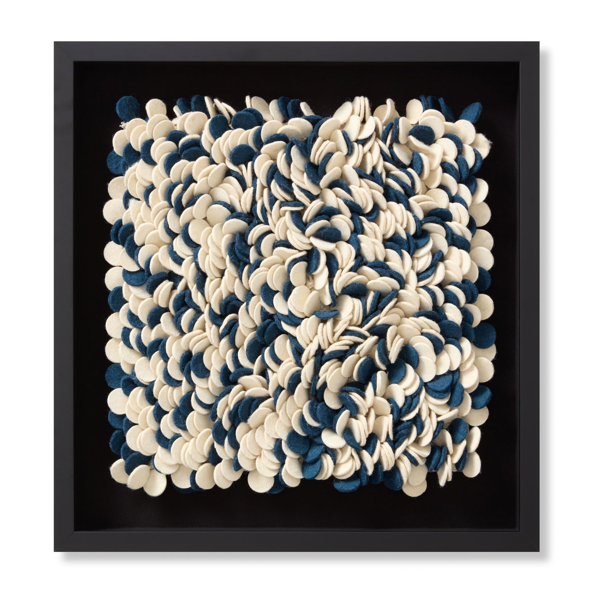 Loloi Blue Salter Wall Art, Wall Hanging, 24" length x 24" width View 1