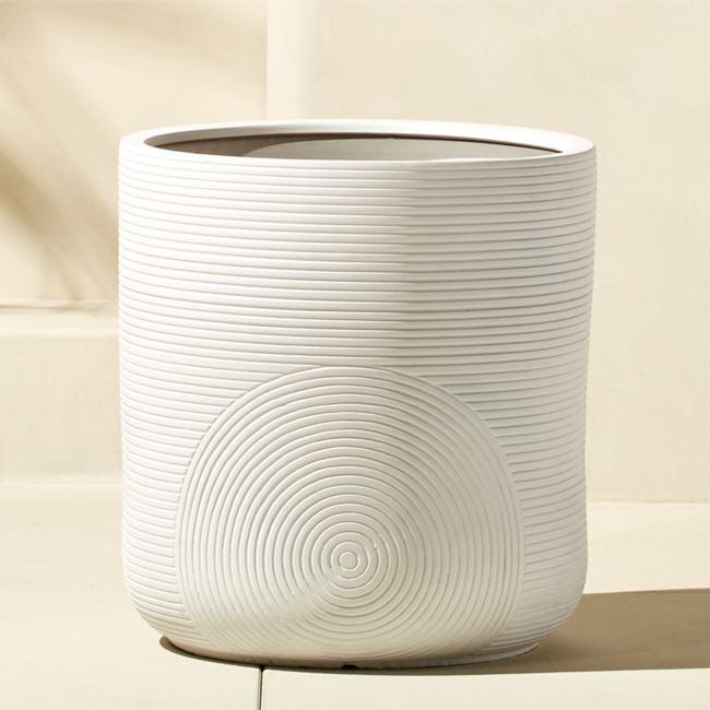 Online Designer Living Room Zen Large White Planter