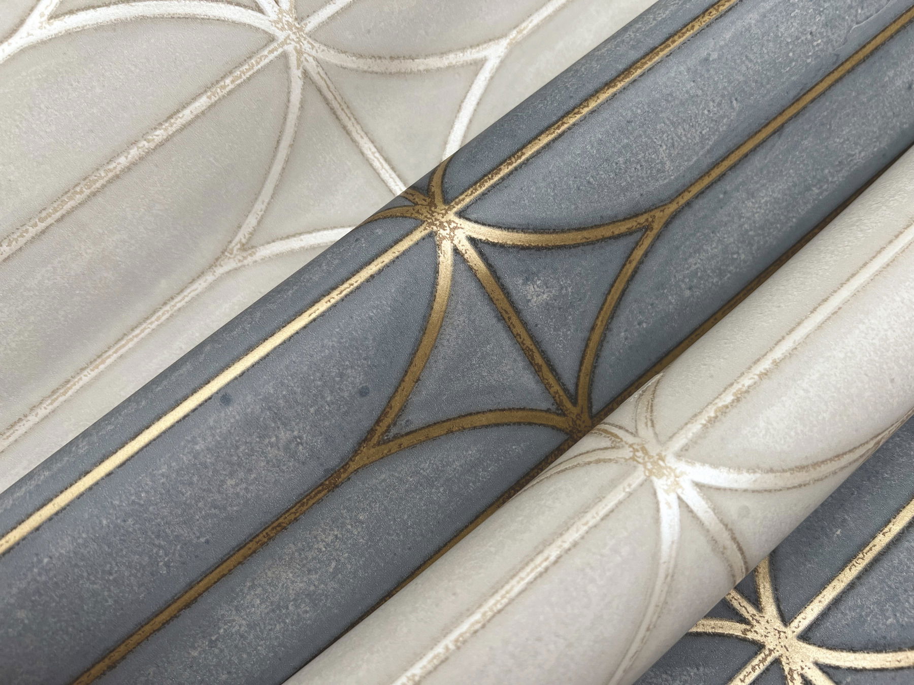 Pavilion Taupe Peel & Stick Wallpaper large image 