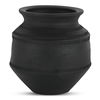 Astra Vessel Black Terracotta, Decor by Moe's Home, 8" width x 8" height x 8" depth thumbnail 1
