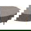 Chameau Small Coffee Table Black And White, by Moe's Home, 36" width x 12" height x 36" depth thumbnail 4