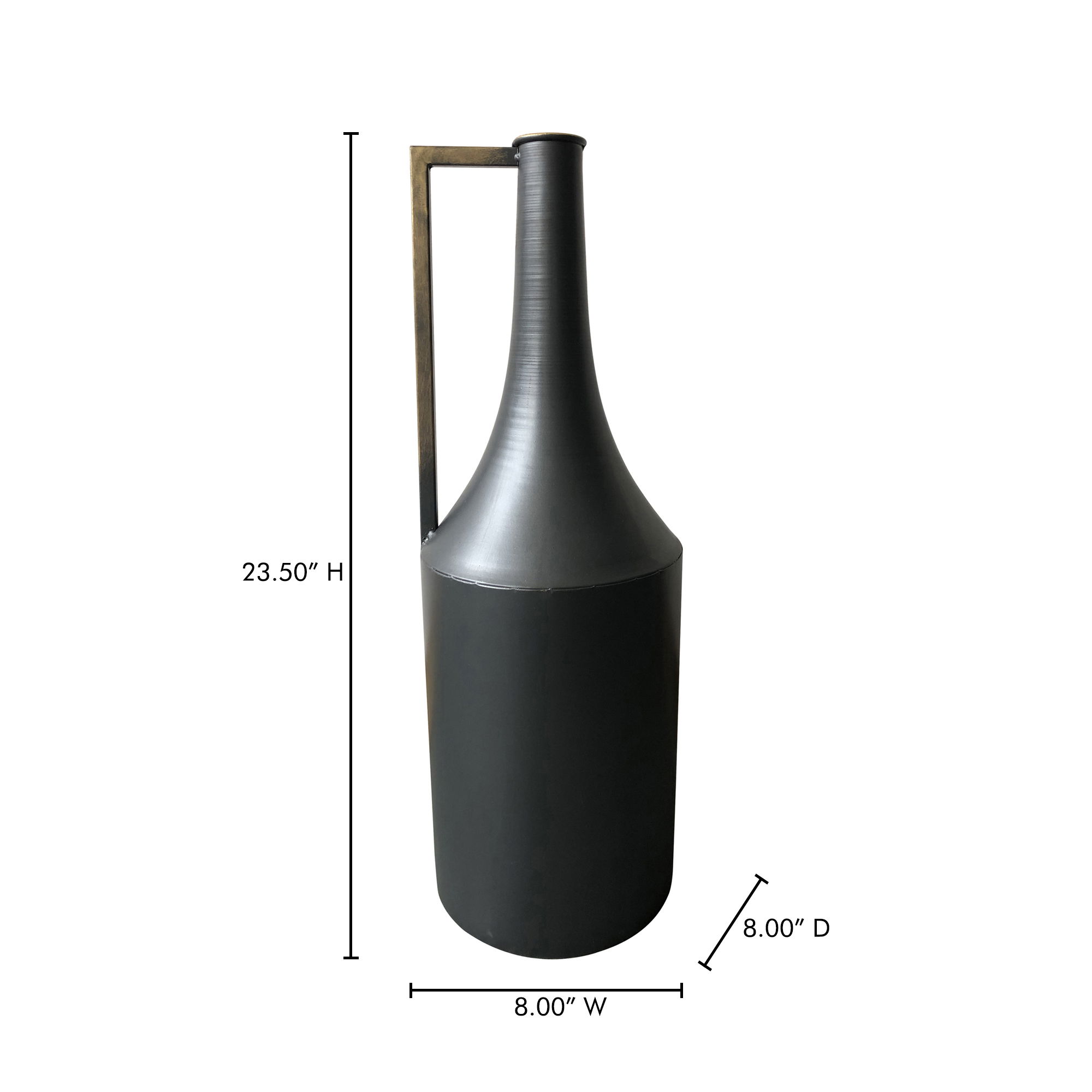 Primus Metal Vase Black large image 