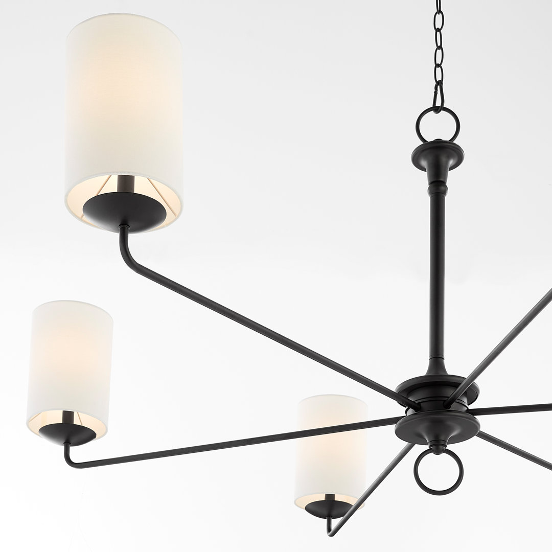 Ginevra 6 - Light Chandelier, by Cyan Design, 62" width x 16" height x 62" depth View 7