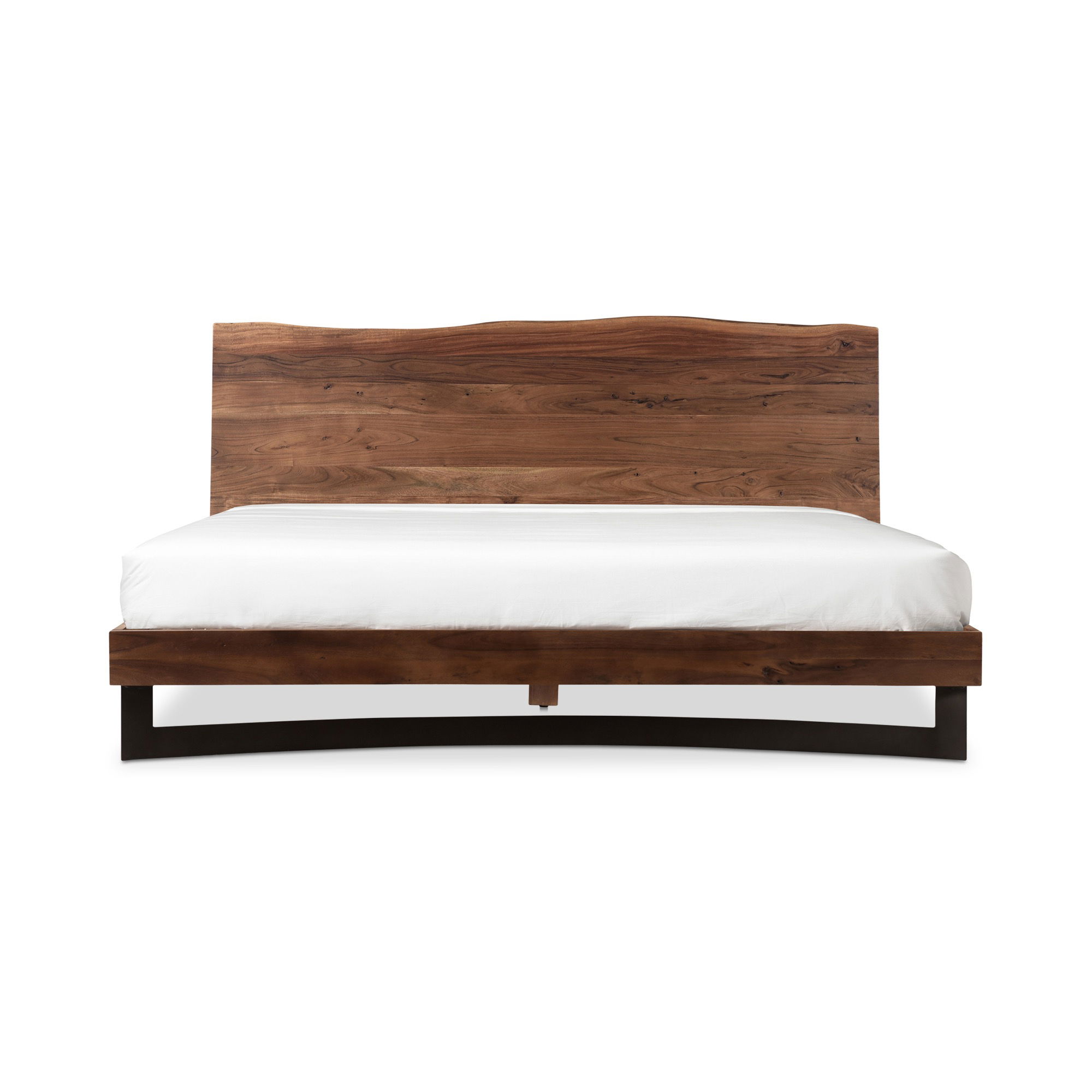 Bent King Size Bed, by Moe's Home, 87" width x 42" height x 89" depth View 1