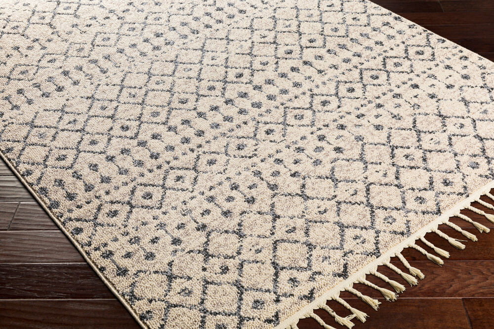 Restoration Machine Woven Rug, by Surya, 1'3.75" length x 1'3.75" width