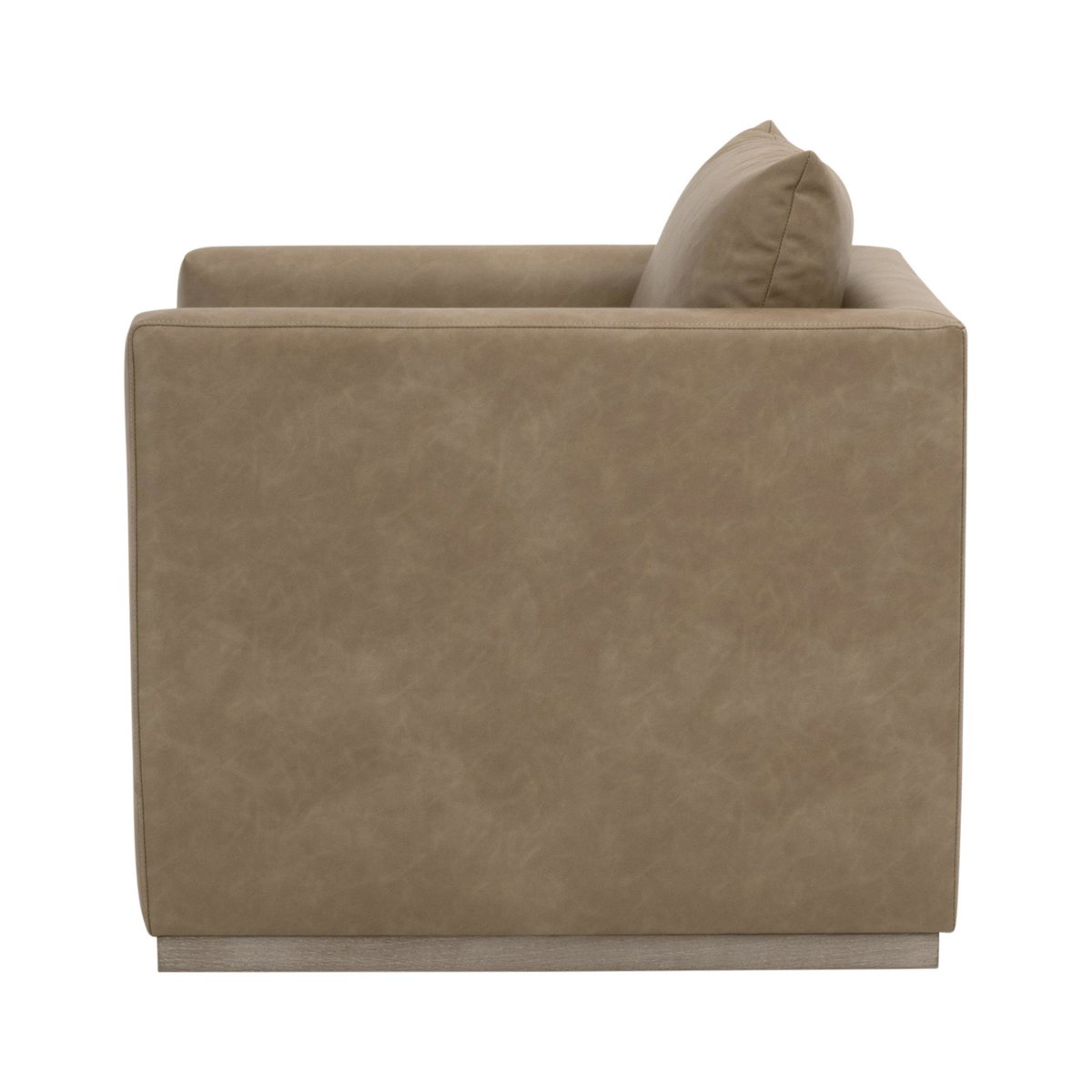 Siena Plinth Base Swivel Club Chair, Accent Chair by Essentials for Living, 33" width x 35" height x 35" depth View 3