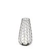 Petiole I Small Gold Toned Metal Table Candle Holder, Candles & Candle Holder by Mercana, 8.27" length x 8.27" width x 16.14" height thumbnail 1