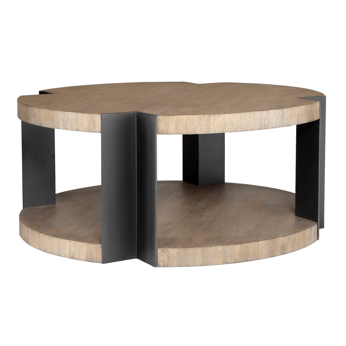 Loana Industrial Coffee Table, by Uttermost, 36" width x 16" height x 36" depth View 4