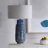 Magellan Blue Table Lamp, by Uttermost, 1'7" width x 2'7.5" height x 1'7" depth thumbnail 4
