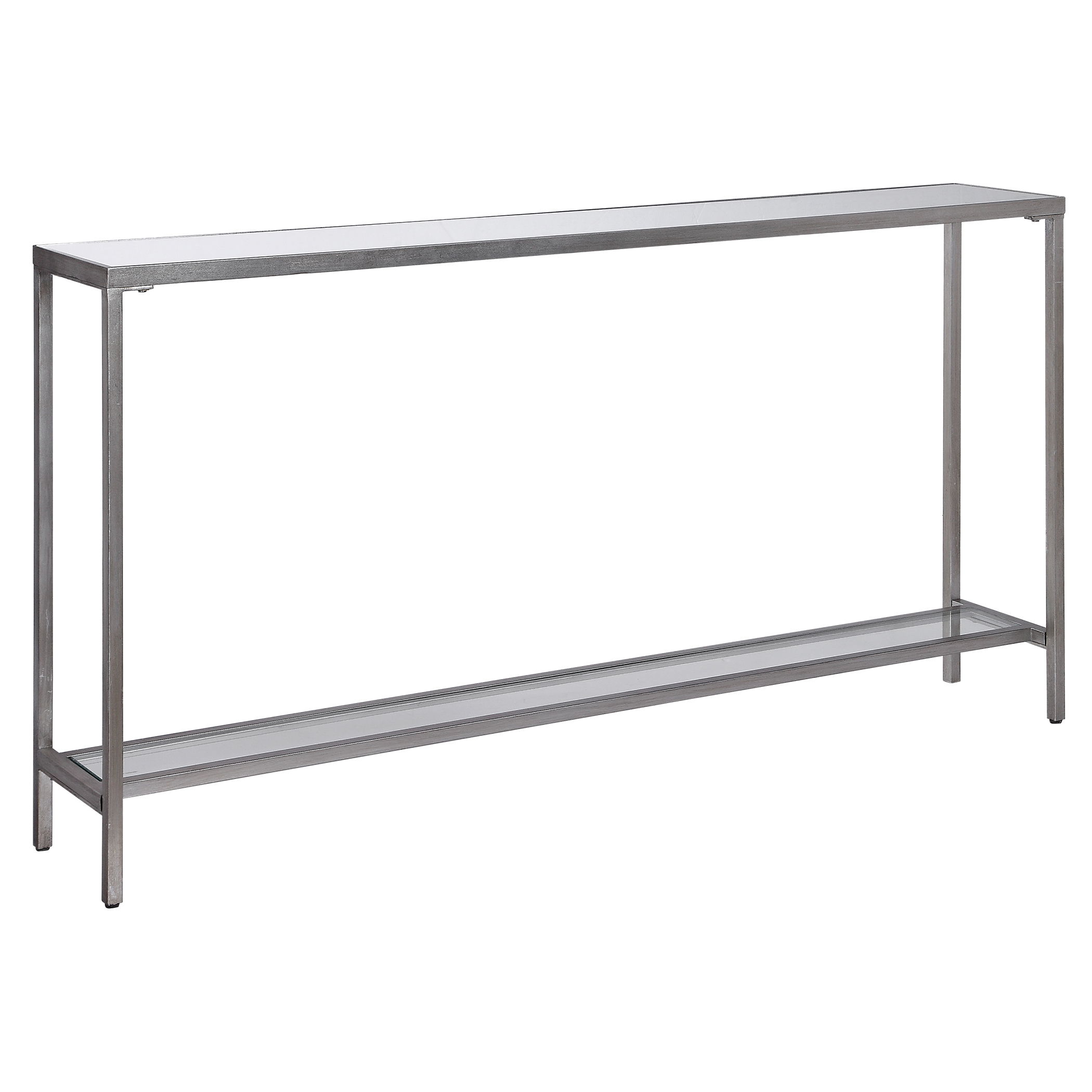 Hayley Silver Console Table large image 