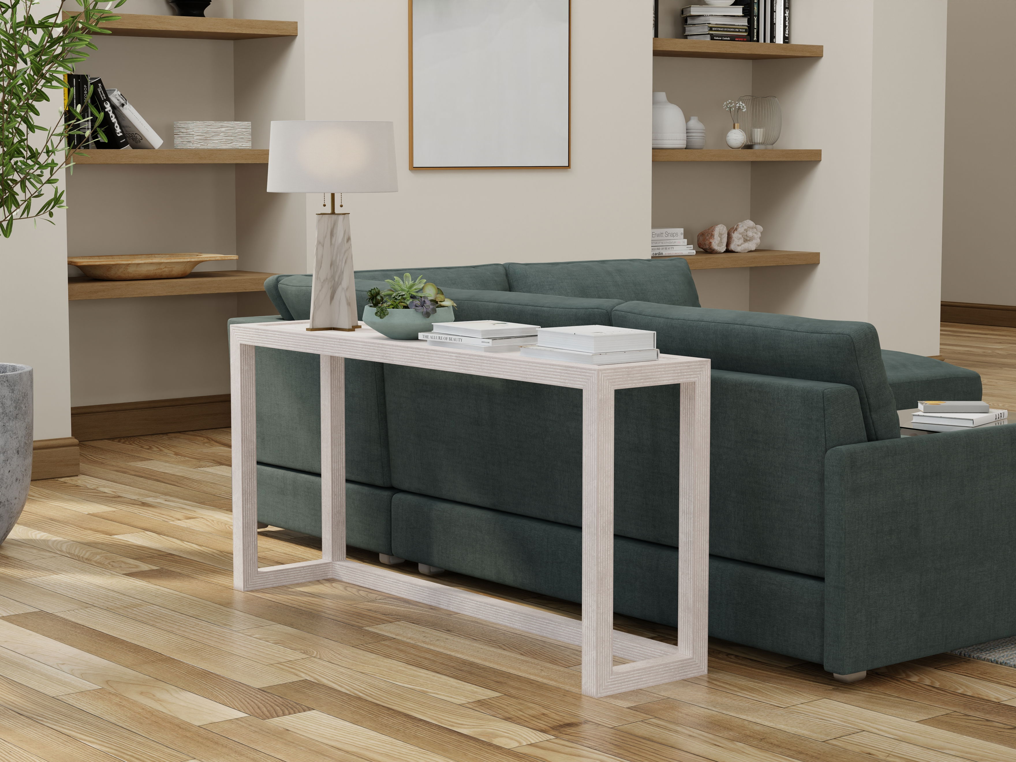 Camden Console, Console Table by Sarreid, 66" length x 15" width x 32" height View 14