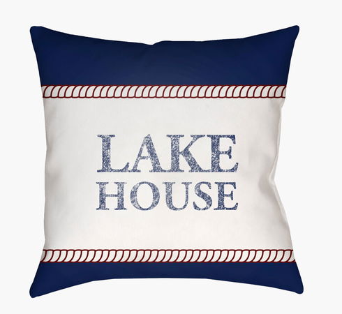 Lake House Accent Pillow