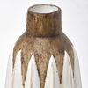 Sisko I Short Rustic Brown White Ceramic Vase thumbnail 7