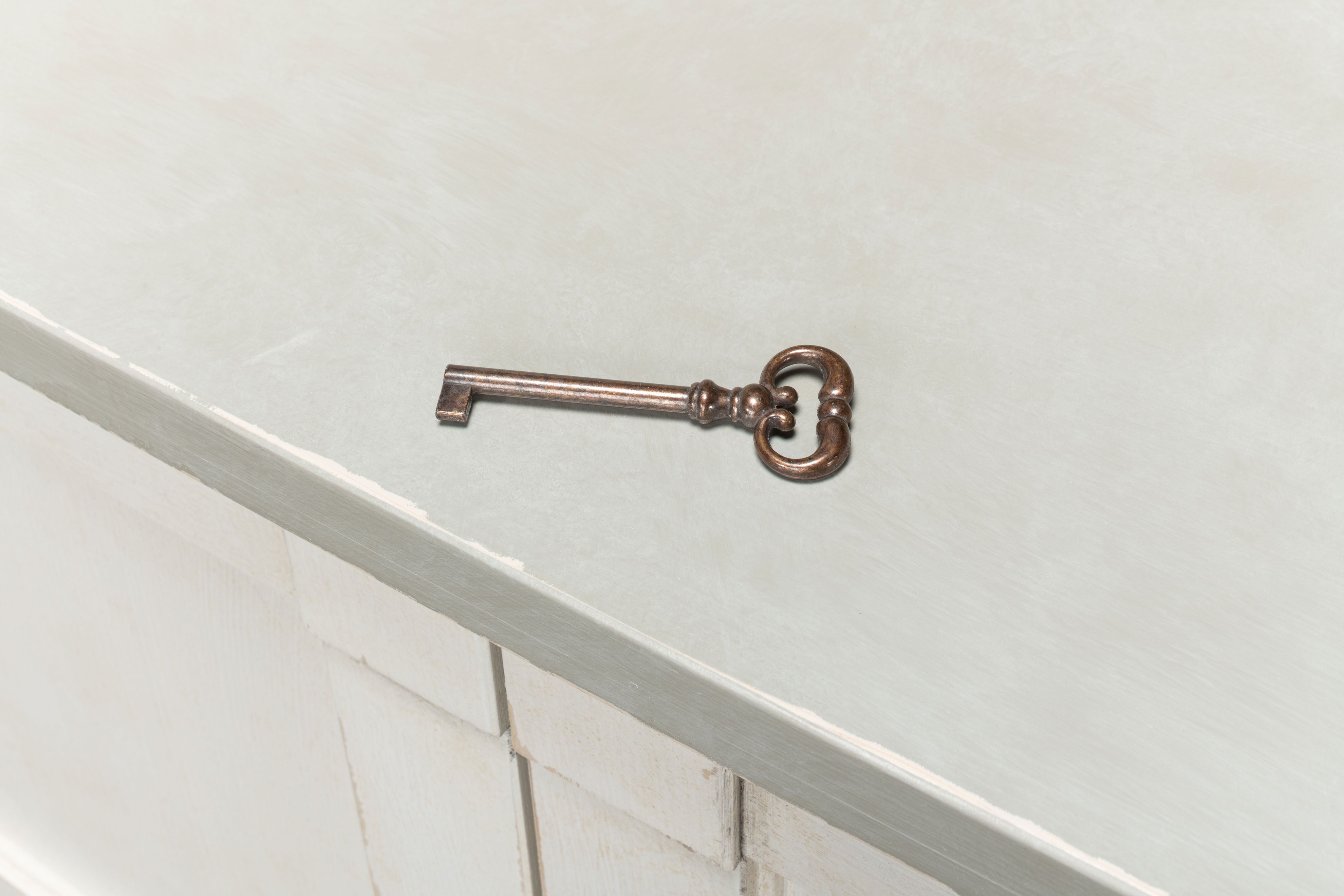 Luciana Wood Drs Buffet,112',St.Wht,Grey, Cabinets & Sideboard by Sarreid, 112" length x 15" width x 38" height View 5