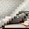 Treetops Aqua & Yellow Peel & Stick Wallpaper thumbnail 2