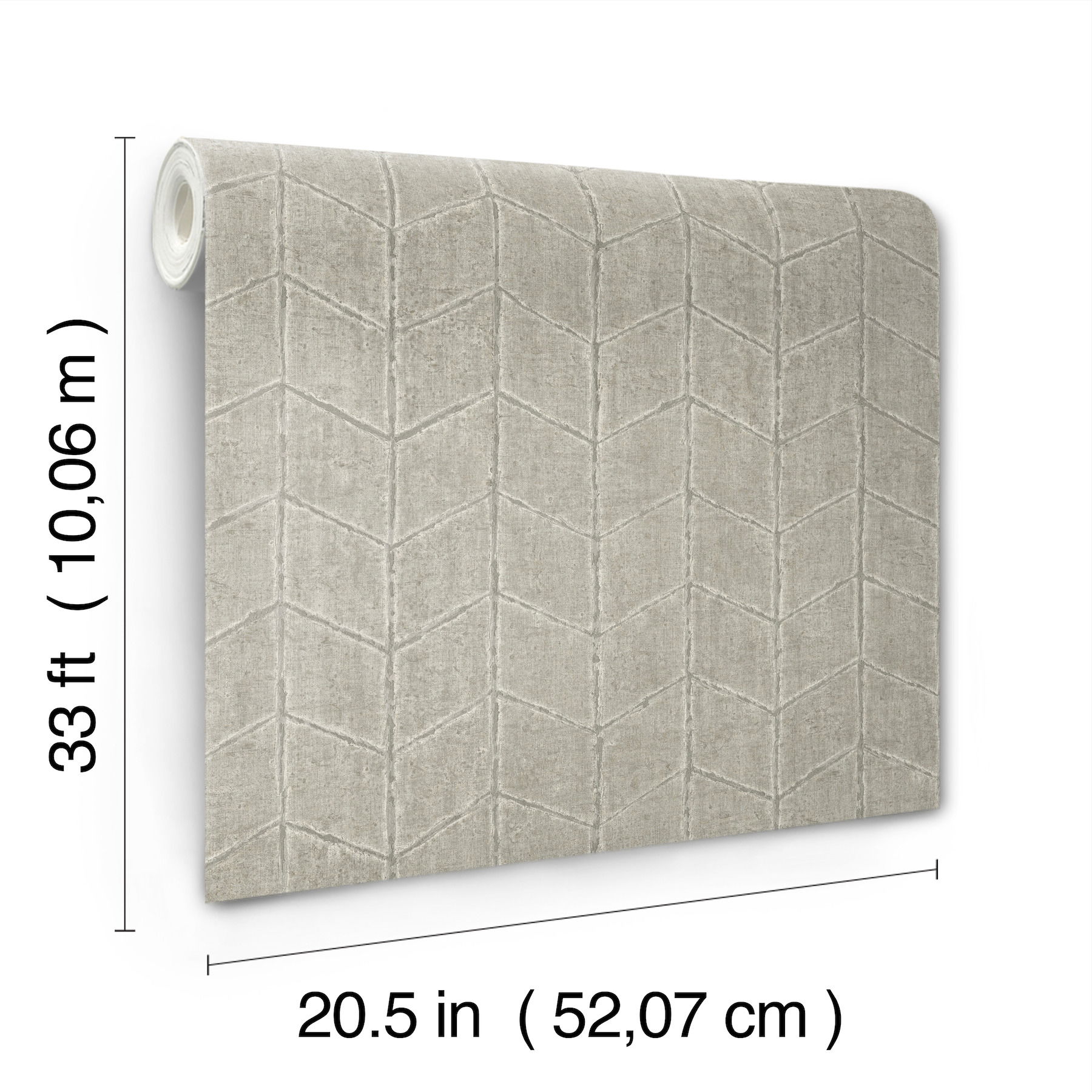 Flatiron Geometric Cement Wallpaper large image 
