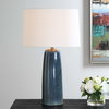 Submerged Deep Blue Table Lamp, by Uttermost, 1'4" width x 2'2.25" height x 1'4" depth thumbnail 2