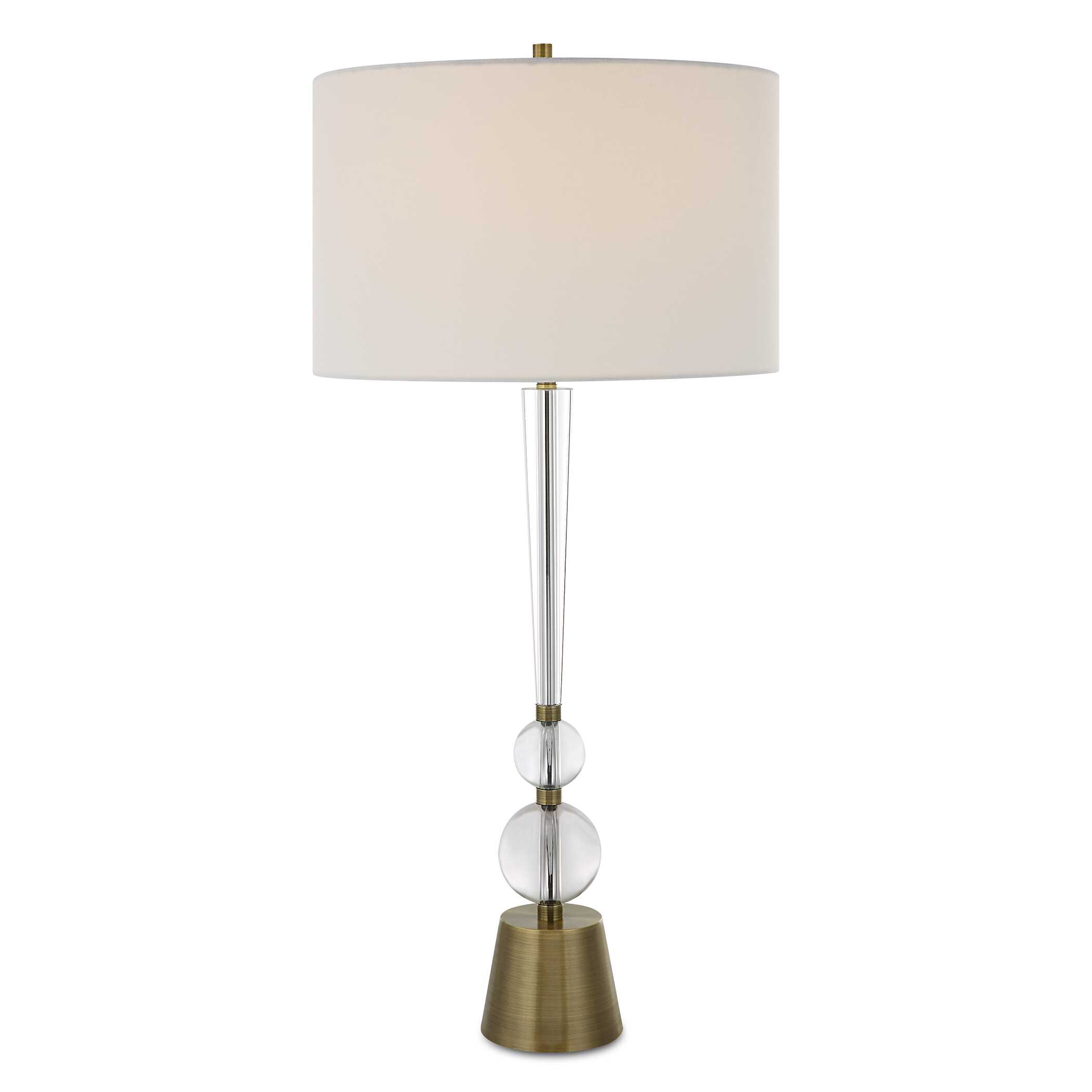 Annily Crystal Table Lamp, by Uttermost, 17" width x 36.75" height x 17" depth View 1
