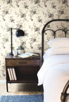 Heirloom Rose Grey & White Wallpaper thumbnail 1