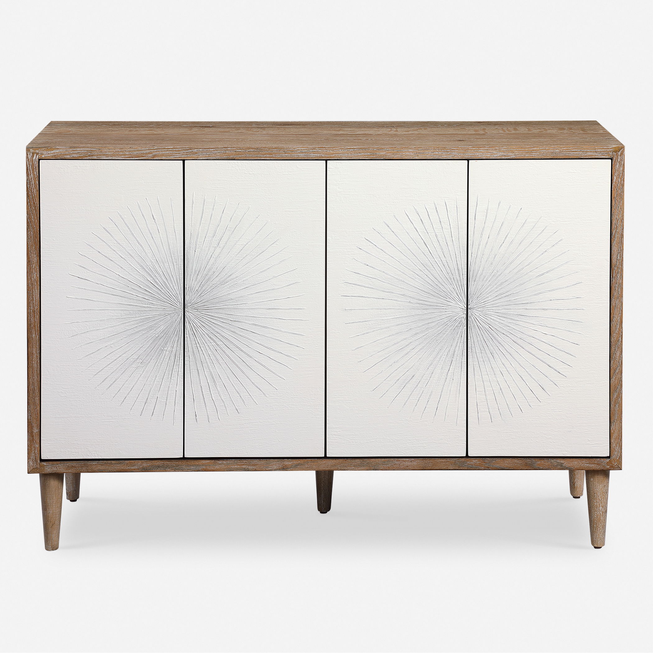 Dani 4 Door White Cabinet large image 