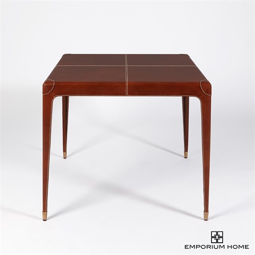 Emporium Home Tiburtina Games TableSaddle, by Global Views, 3'0.25" length x 3'0.25" width x 2'6.5" height View 7