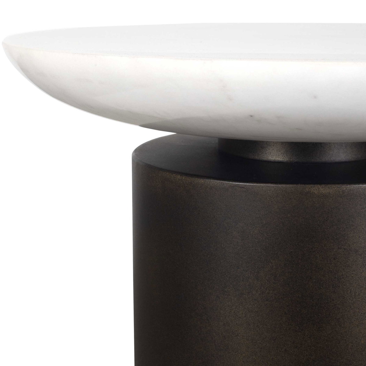 Olso Bronze Outdoor Accent Table, Outdoor Table by Uttermost, 1'2" width x 1'9" height x 1'2" depth View 5