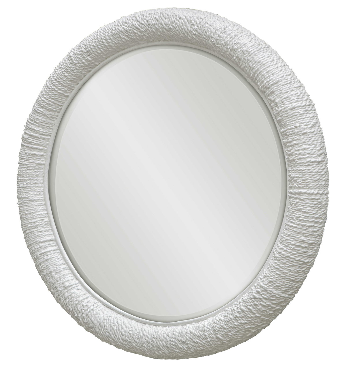 Mariner White Round Mirror, by Uttermost, 47" width x 47" height x 3.38" depth View 5