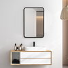 Croften Black Vanity Mirror, by Uttermost, 1'8.25" width x 2'6.25" height x 2.25" depth thumbnail 8