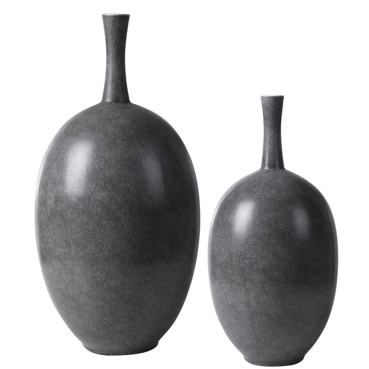 Riordan Modern Vases Set/2, by Uttermost, 10" width x 19.75" height x 10" depth View 1