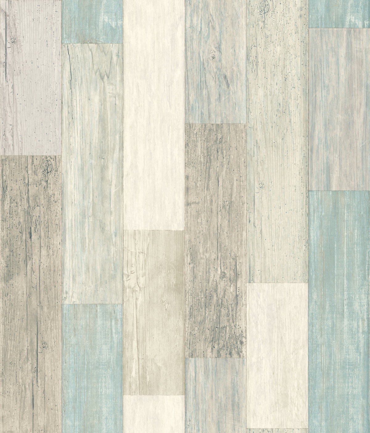 Coastal Weathered Plank Blue Peel & Stick Wallpaper, by York Wall, 16'6" length x 1'8.5" width x 0.02" depth